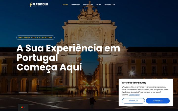 Screenshot of flashtour.pt