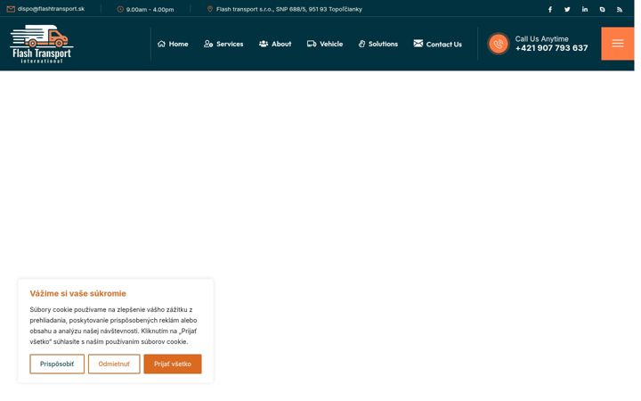 Screenshot of flashtransport.sk