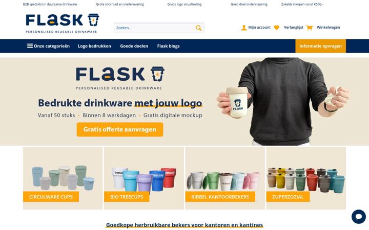 Screenshot of flask.nl