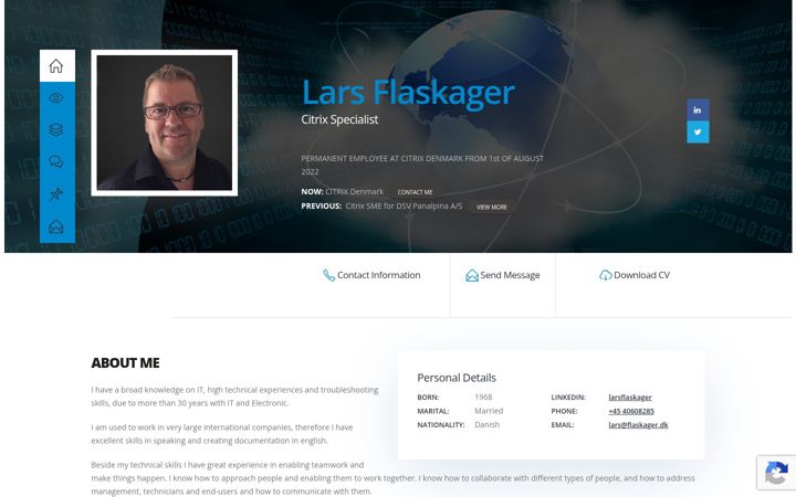 Screenshot of flaskager.dk