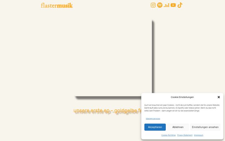Screenshot of flastermusik.de