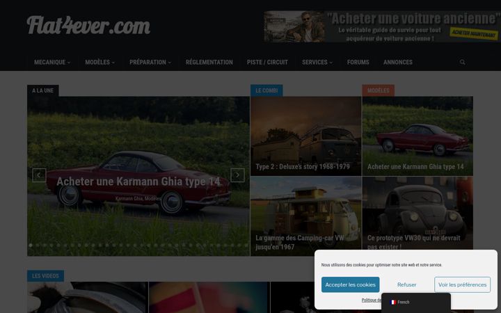 Screenshot of flat4ever.com