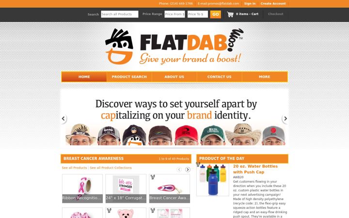 Screenshot of flatdab.com