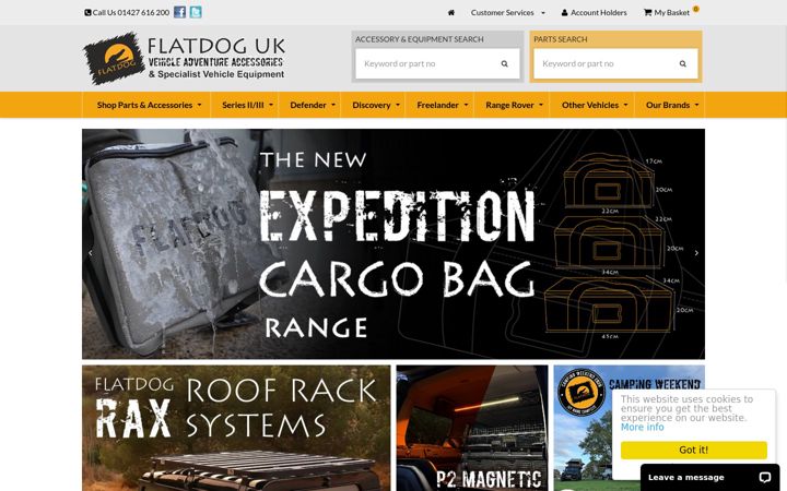 Screenshot of flatdoguk.com