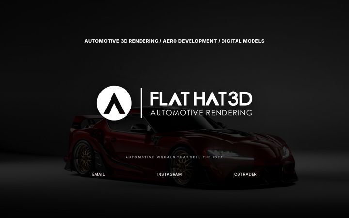 Screenshot of flathat3d.com