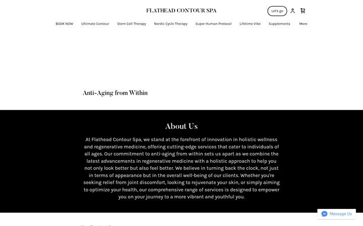 Screenshot of flatheadcontourspa.com
