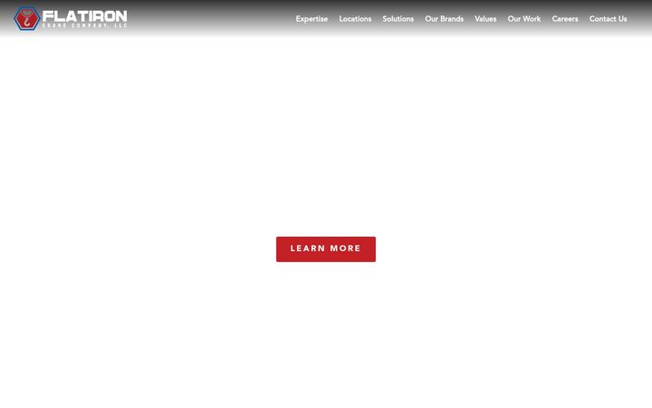 Screenshot of flatironcrane.com