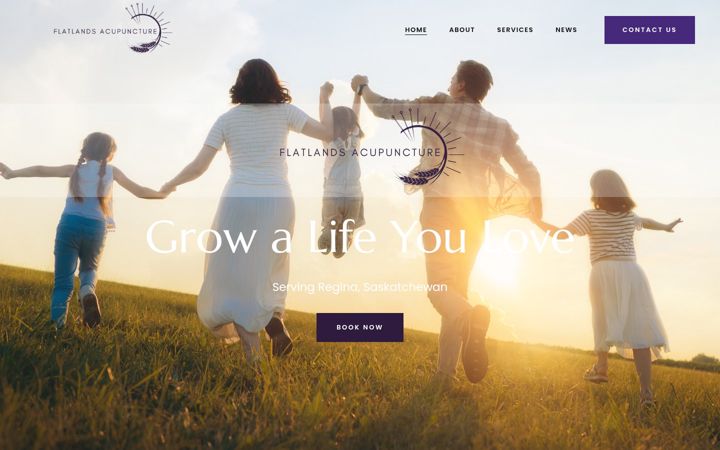 Screenshot di flatlandsacupuncture.ca