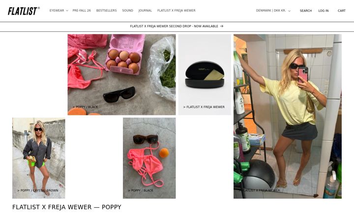 Screenshot of flatlisteyewear.com