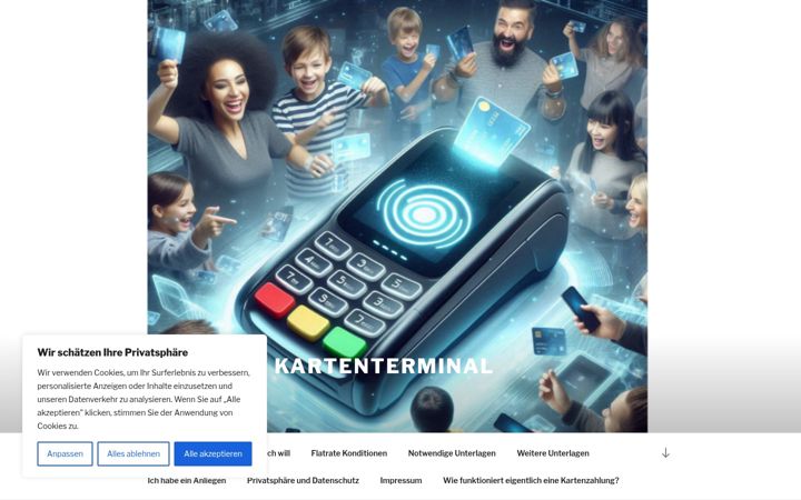 Screenshot of flatrate-kartenterminal.de