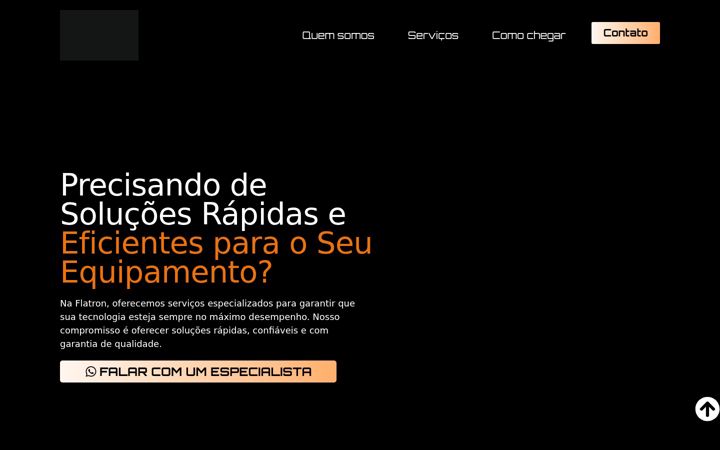 Screenshot ta' flatroninformatica.com.br