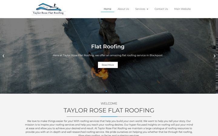 Screenshot of flatroofingblackpool.co.uk