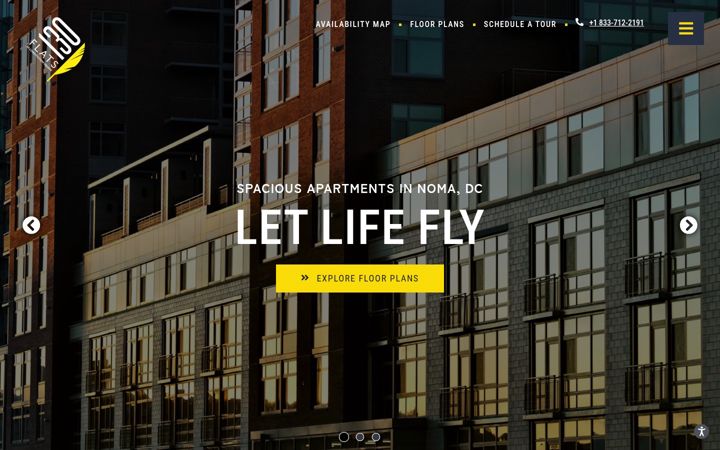 Screenshot of flats130.com