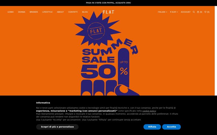 Screenshot van flatshop.it
