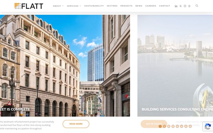Screenshot of flattconsulting.com