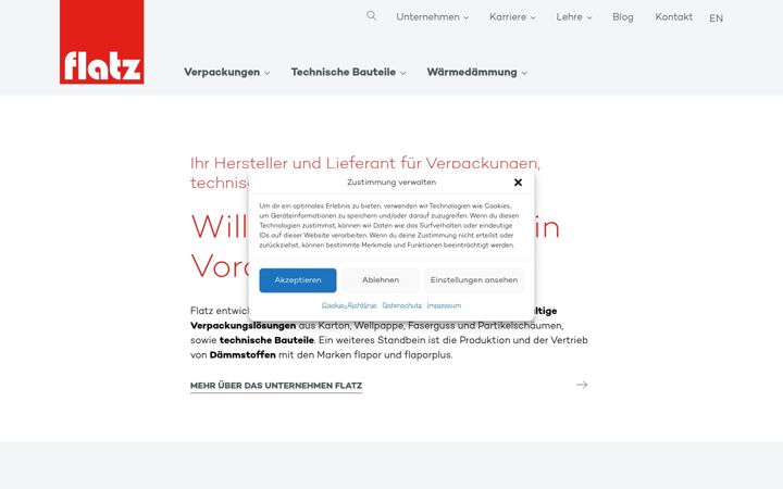 Screenshot of flatz.com