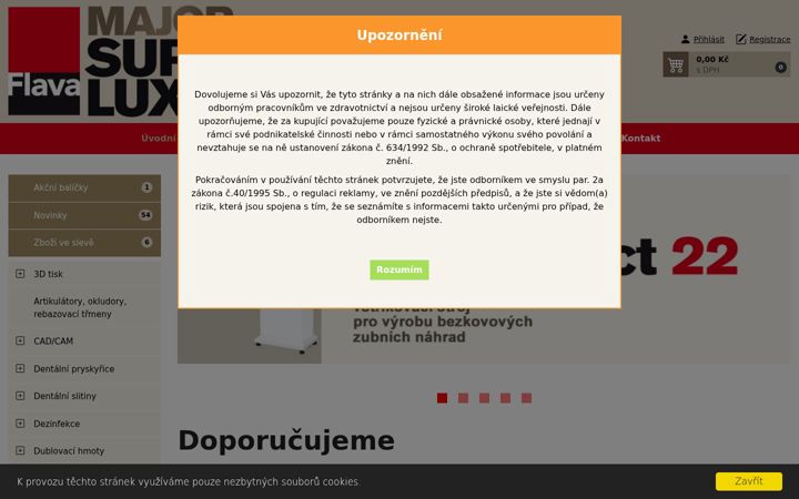 Screenshot of flava.cz