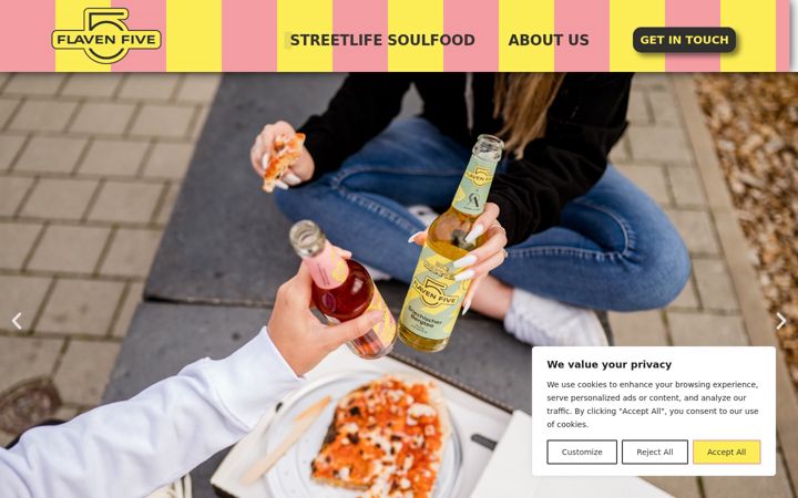 Screenshot of flaven5.com