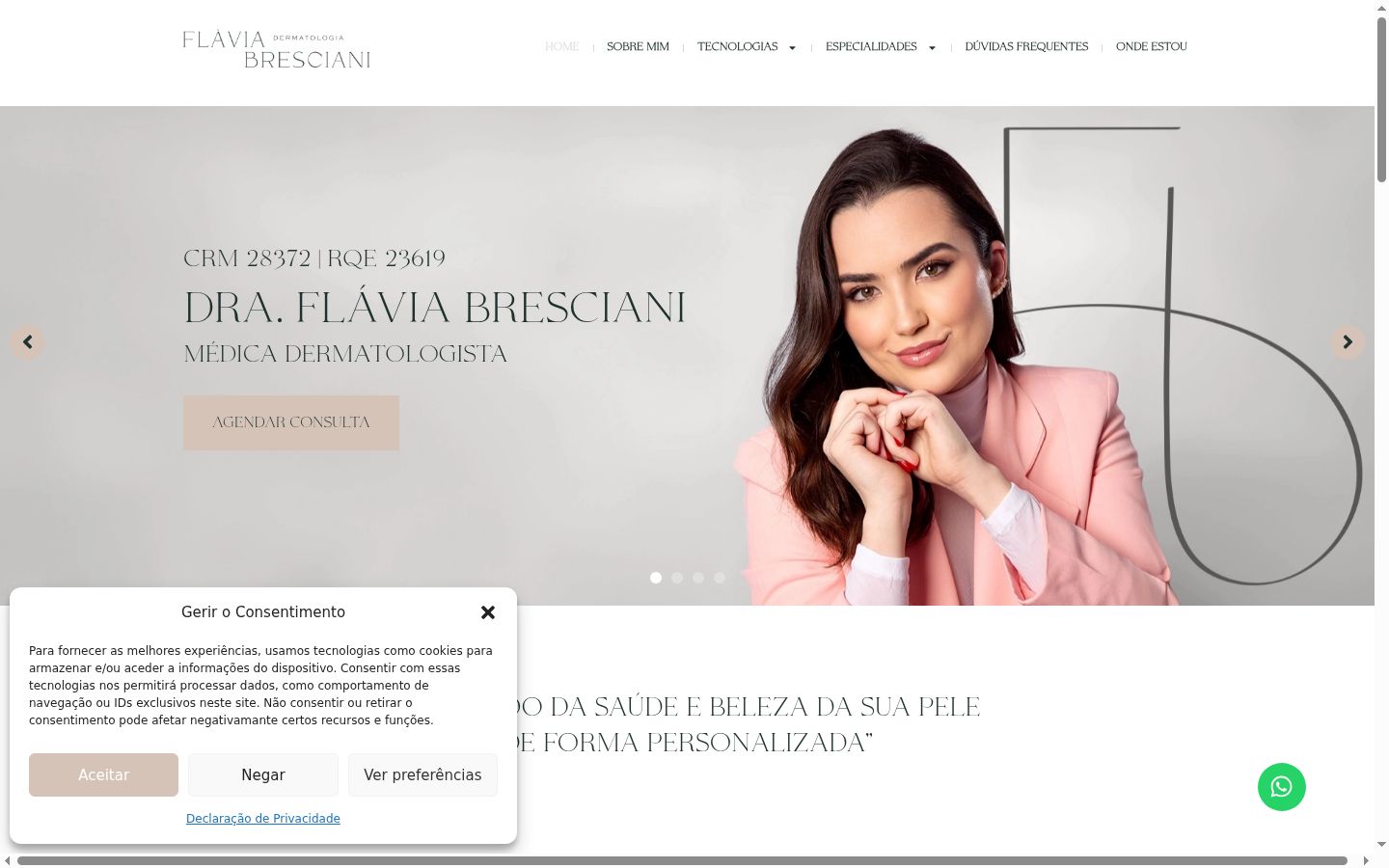 Screenshot tal-banner tal-kunsens muri qabel kwalunkwe interazzjoni