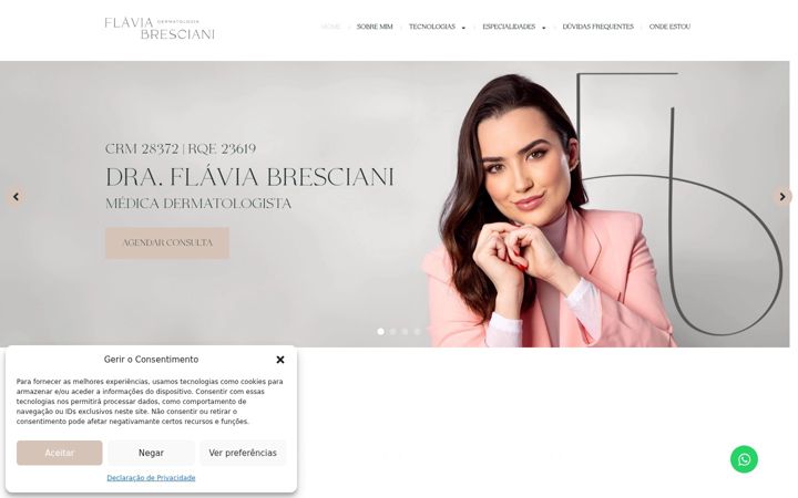 Screenshot ta' flaviabresciani.com.br