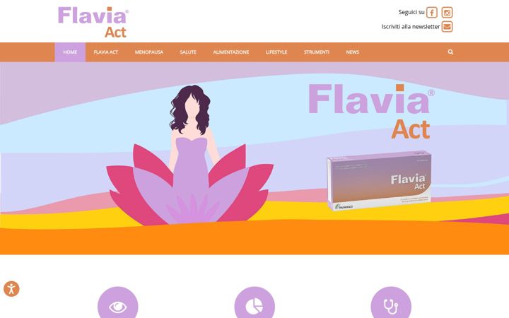 Screenshot of flaviamenopausa.it