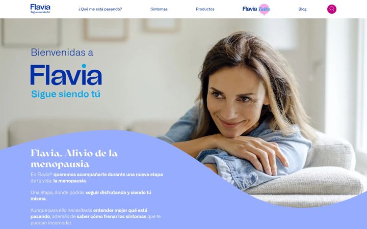 Screenshot of flaviamenopausia.com