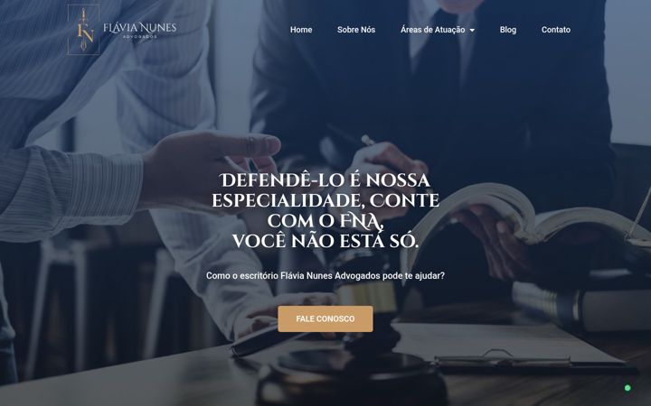 Screenshot ta' flavianunesadvogados.com.br