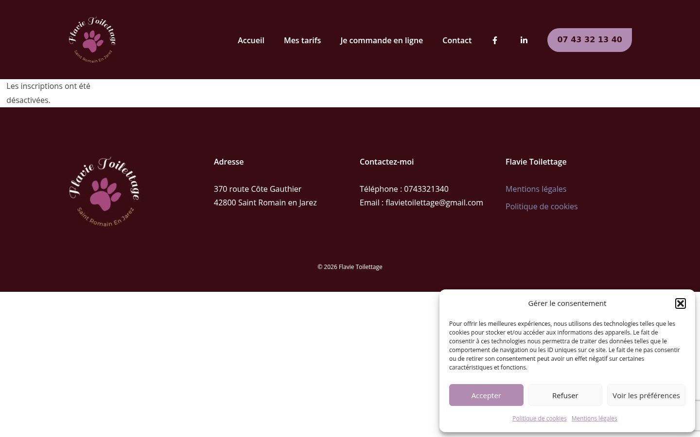 Screenshot des Einwilligungsbanners vor jeglicher Interaktion
