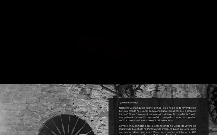 Screenshot of flavinho.com.br