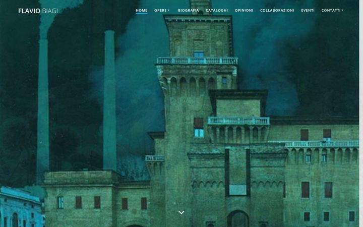 Screenshot of flaviobiagi.it