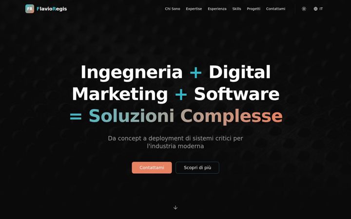 Screenshot of flavioregis.it