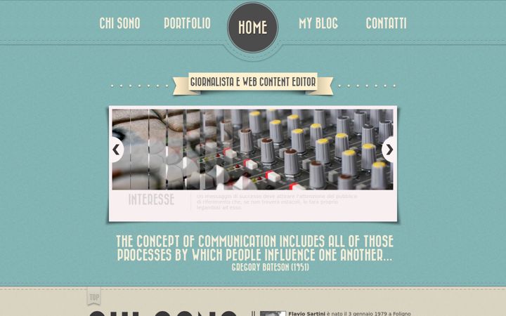 Screenshot of flaviosartini.it