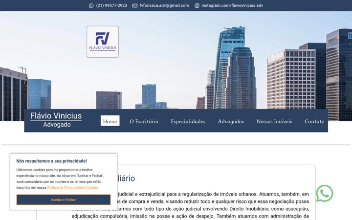 Screenshot of flaviovinicius.com.br