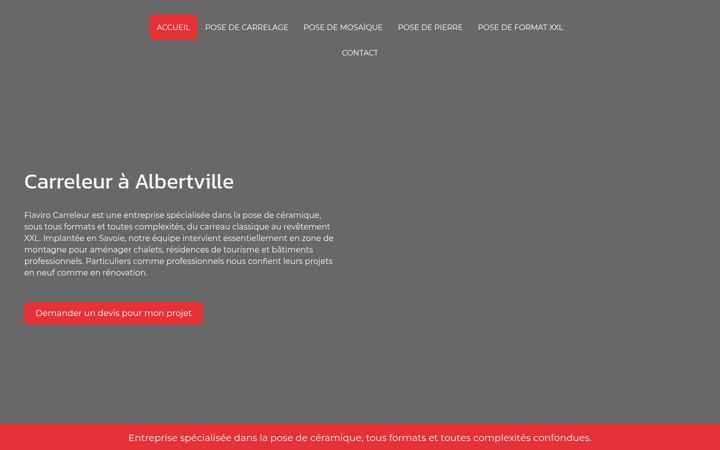 Screenshot of flavirocarreleur.fr