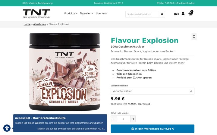 Screenshot di flavour-explosion.de