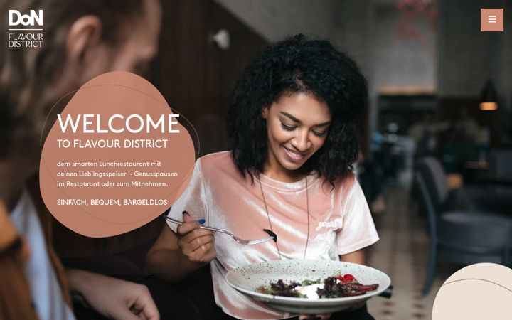 Screenshot of flavourdistrict.at