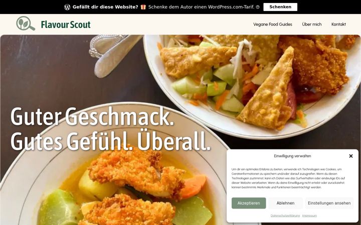 Screenshot of flavourscout.de