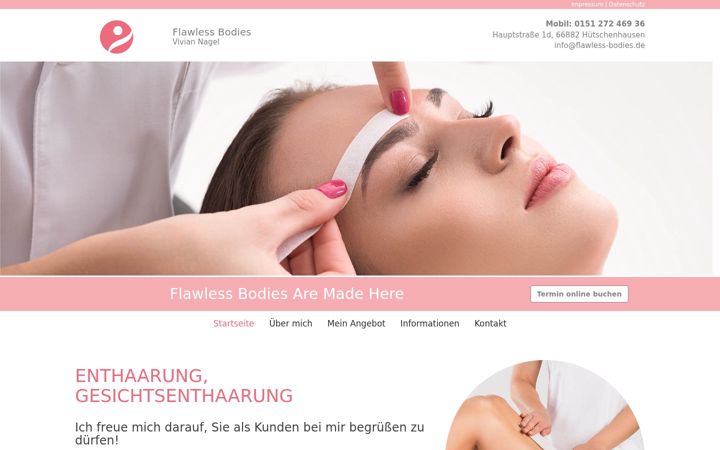 Screenshot of flawless-bodies.de