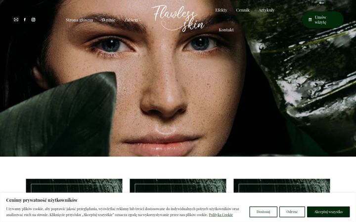 Screenshot of flawless-skin.pl