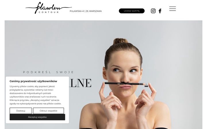 Screenshot of flawlesscontour.pl