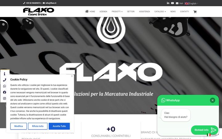 Screenshot of flaxo.it