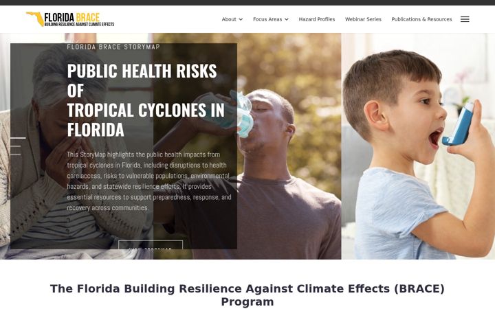 Screenshot of flbrace.org