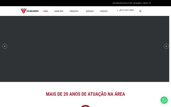 Skärmbild av flcbalancas.com.br