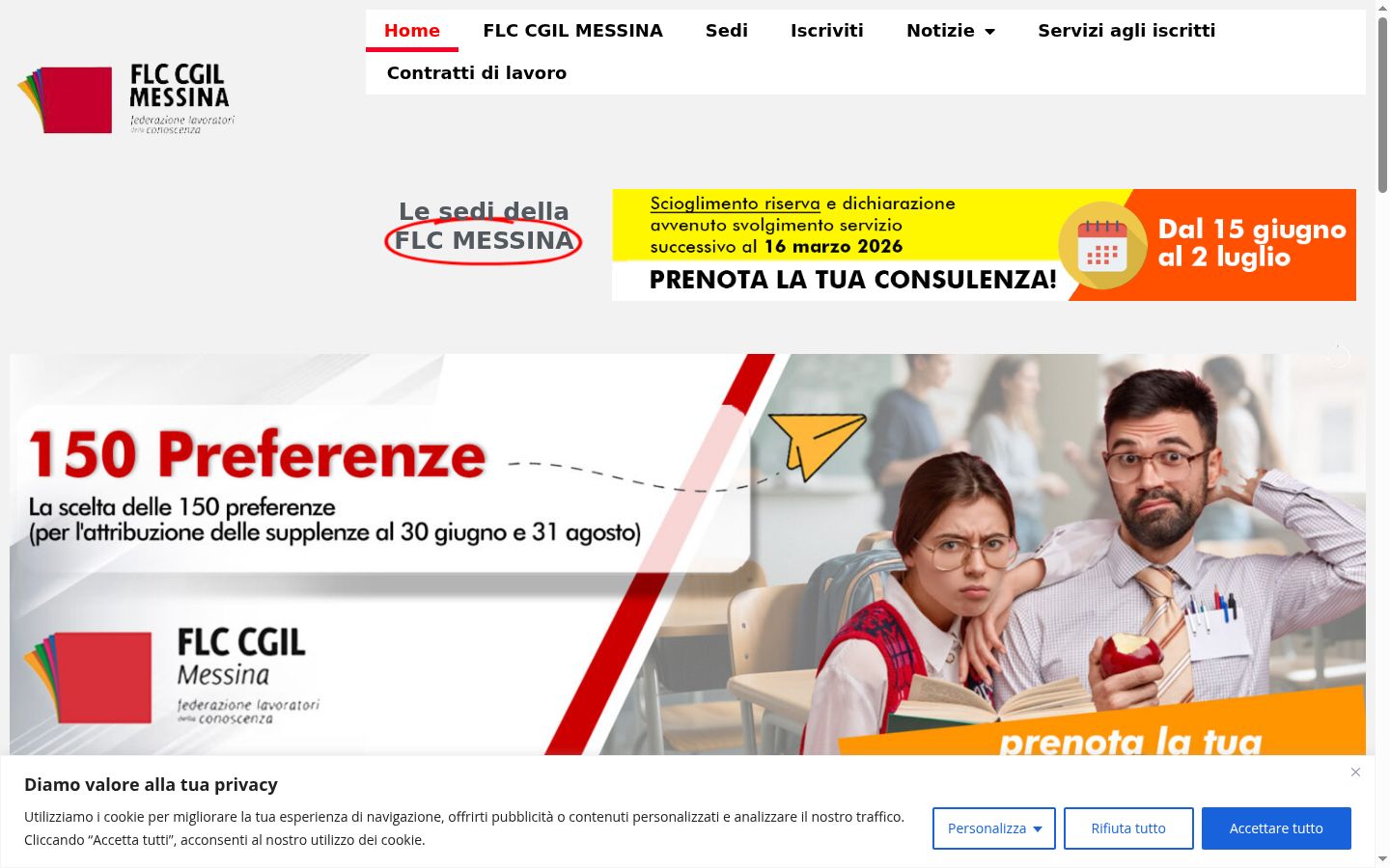 Captură de ecran a bannerului de consimțământ afișat înainte de orice interacțiune