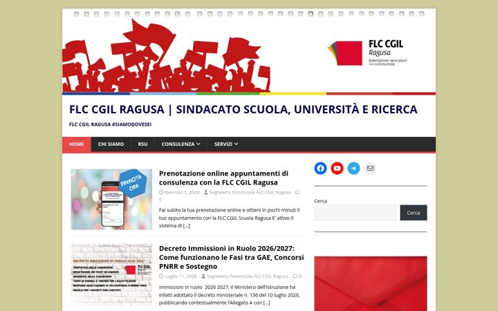 Screenshot of flcgilragusa.it