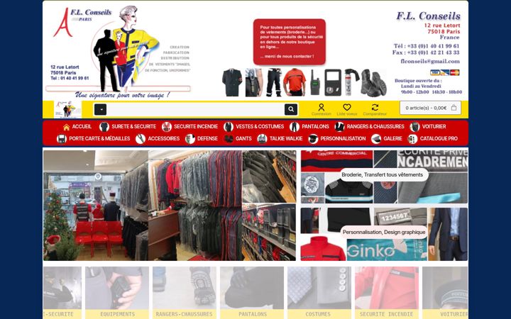 Screenshot of flconseilsparis.com