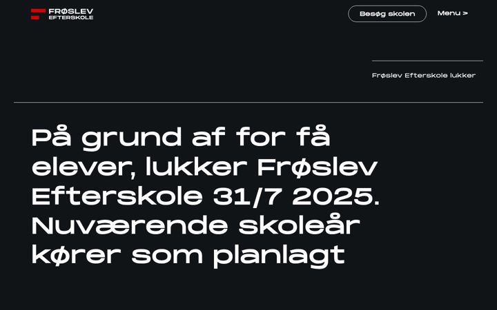 Screenshot of fle-skole.dk