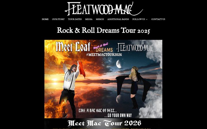 Screenshot of fleatwoodmac.com