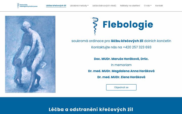 Screenshot of flebologie.cz