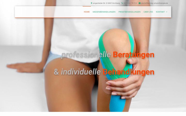 Screenshot ta' flechsig-physiotherapie.de